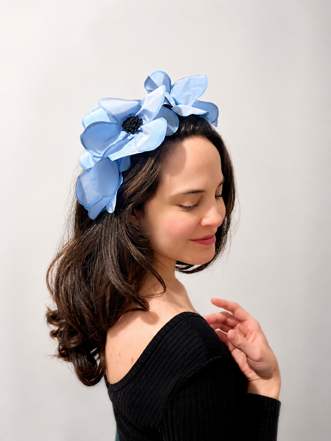 Headband COSMOS - Bleu Céleste