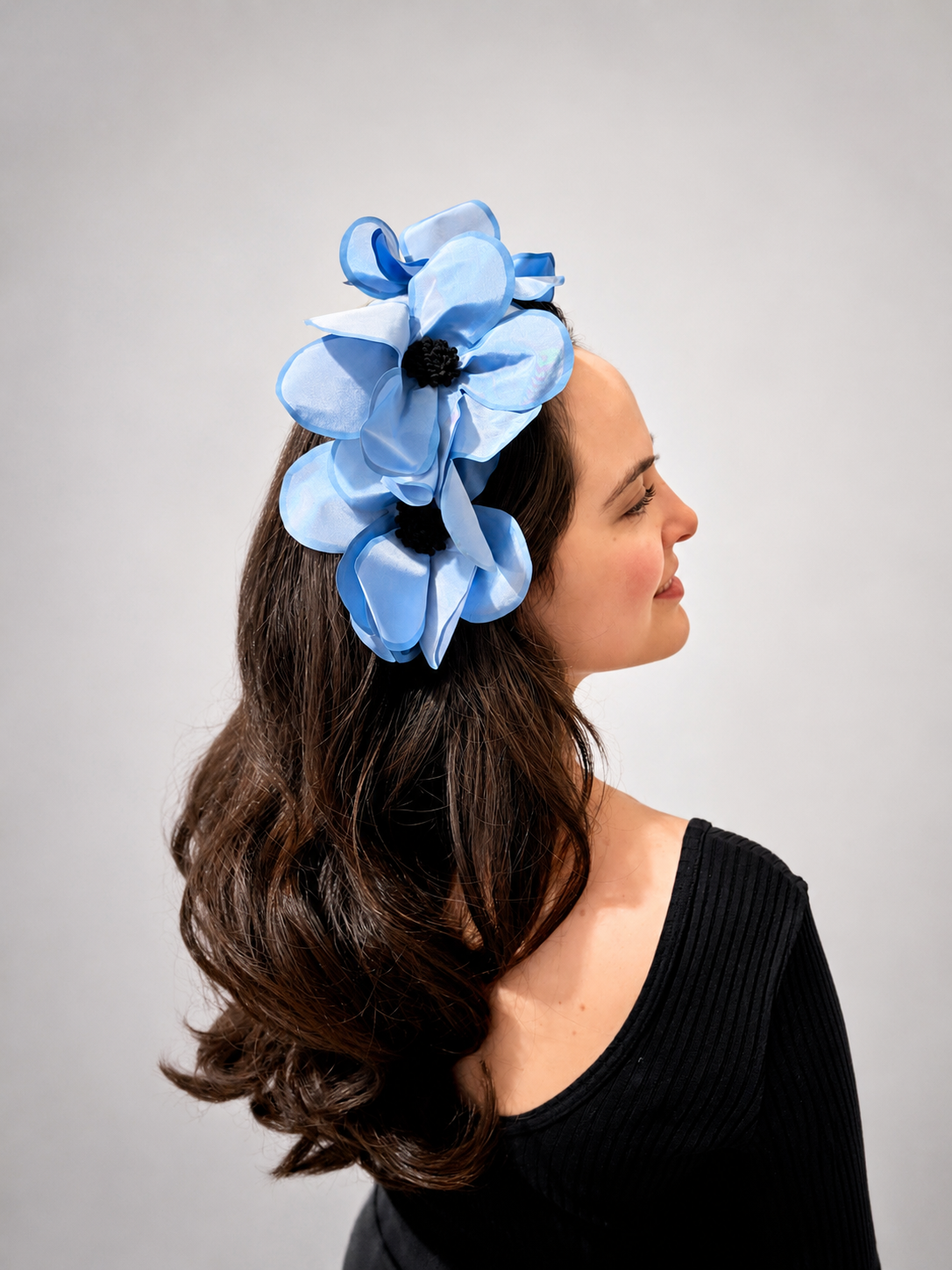 Headband COSMOS - Bleu Céleste