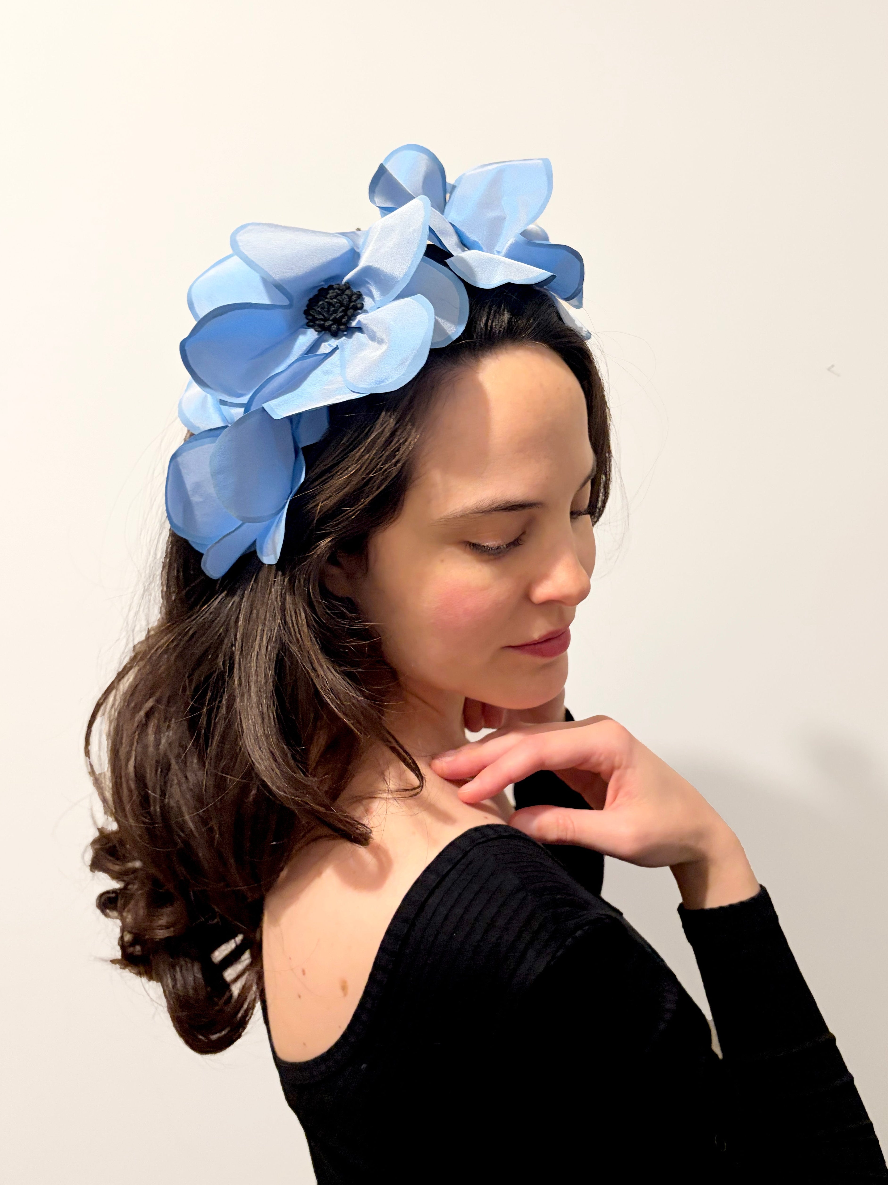 Headband COSMOS — Bleu Ciel