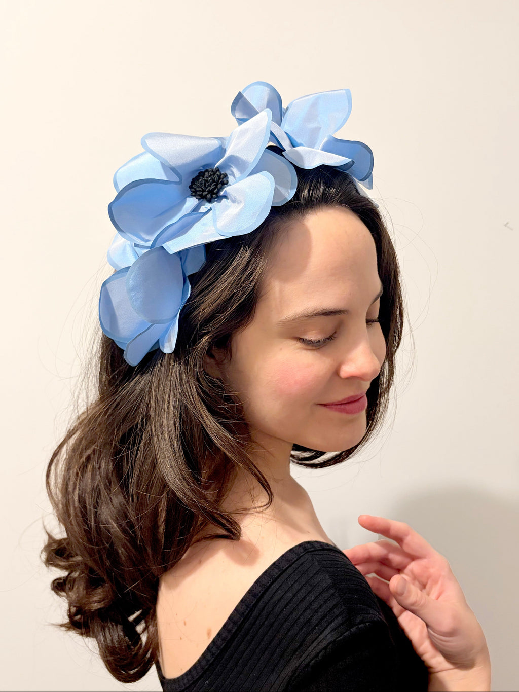 Headband COSMOS — Bleu Ciel