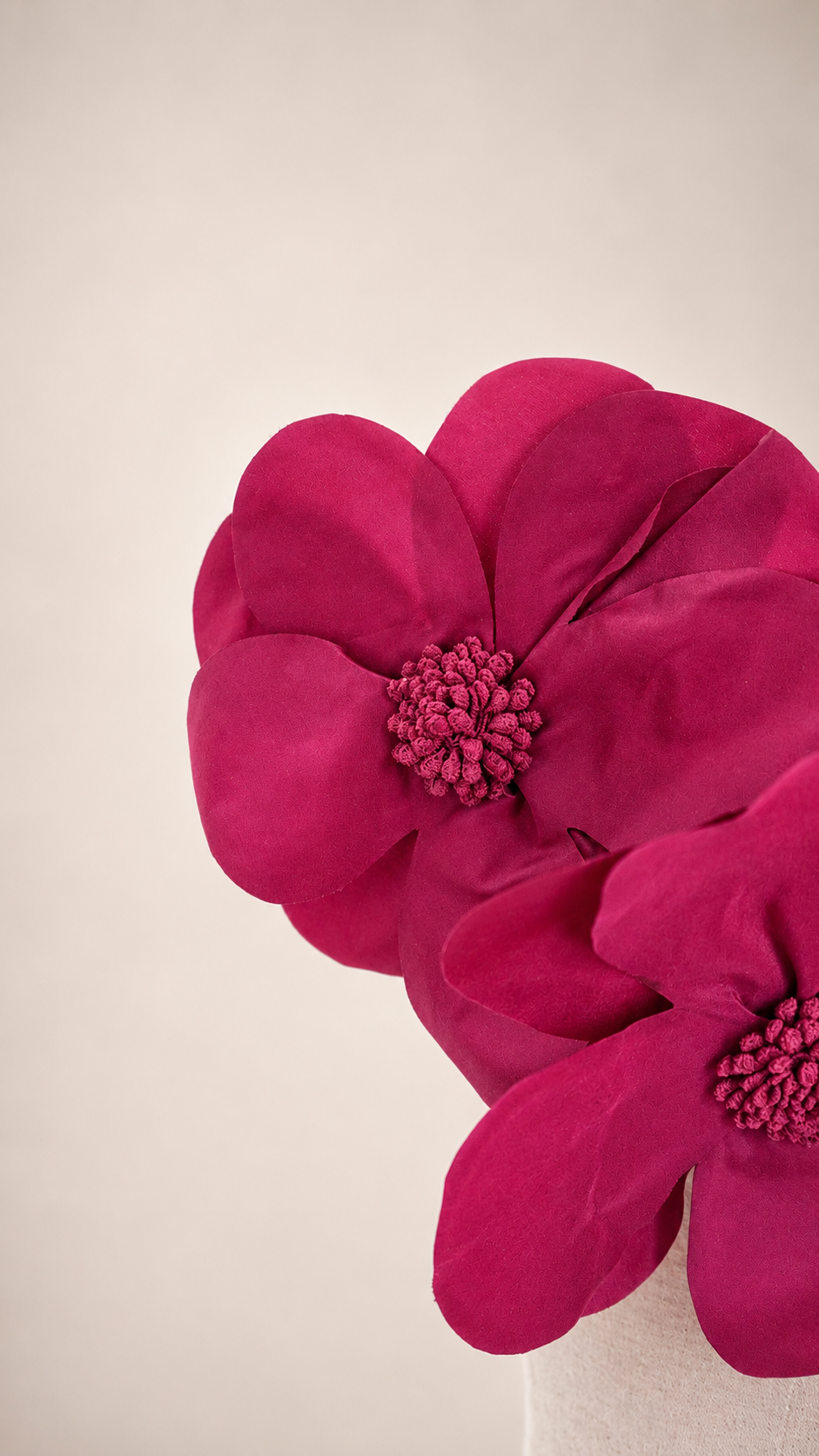 Fleur en soie ADONIS - Rose Fuchsia