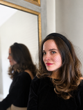 Headband noir - voilette