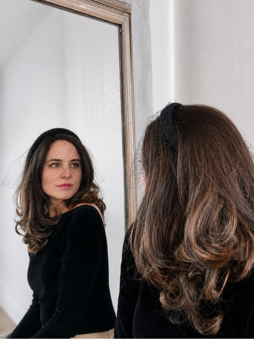 Headband noir - Voilette